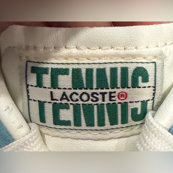 Lacoste Women’s Baseshot Translucent Sole Sneakers Blue Suede US 6.5 - Picture 4 of 12